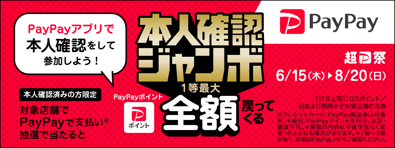 PayPay本人確認ジャンボ1